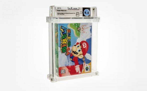 The Super Mario 64 cartridge sold at auction for $ 1.5 million
