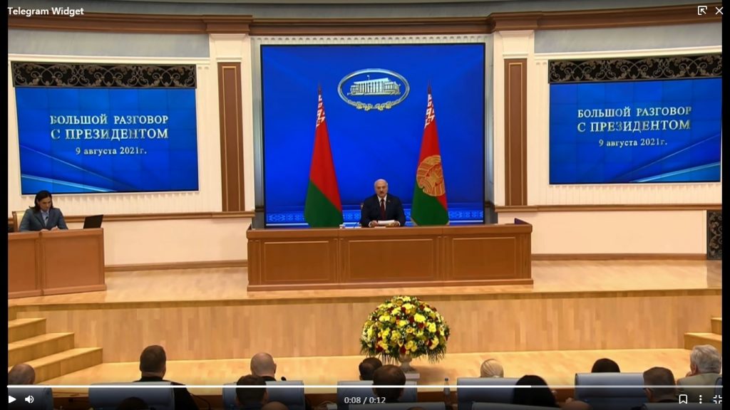 Lukashenko has set a new record for long speech