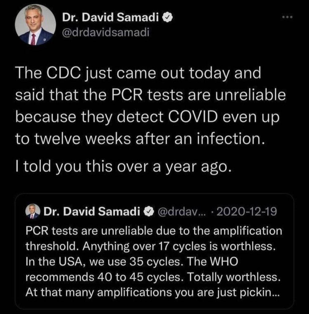 Doctors said it a year ago, and CDC only now, and we still get the flu