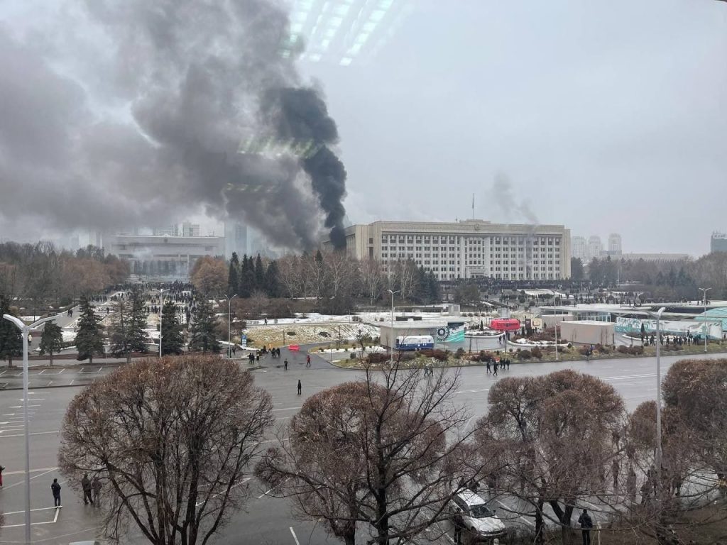 Kazakhstan’s rulers are fleeing, arms stores are being looted