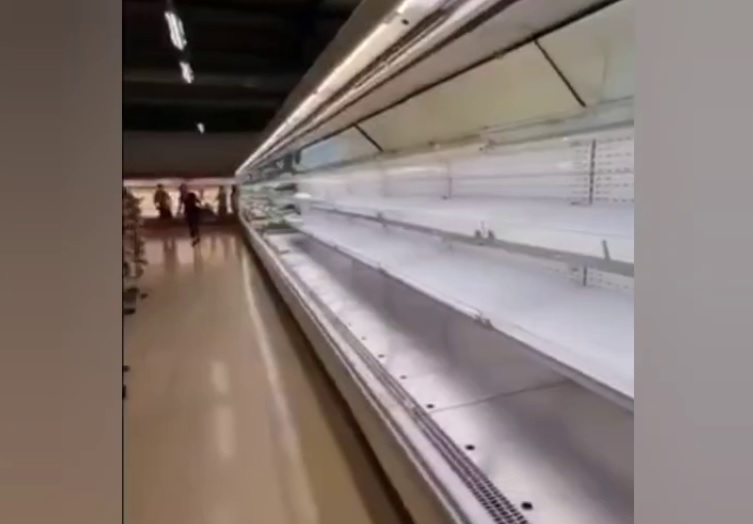 Yet another country has fallen into complete collapse with empty shops and riots