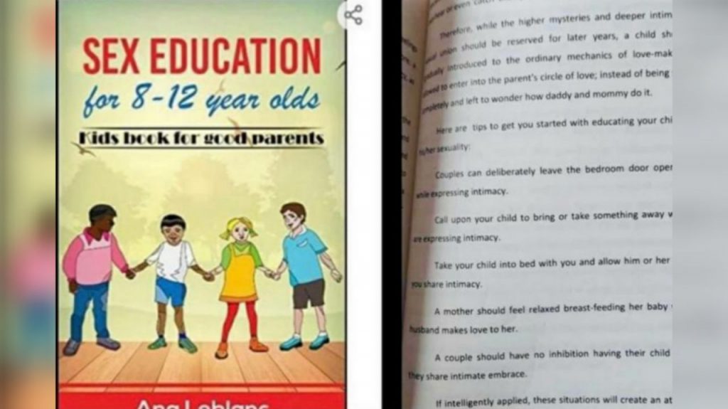 Insanity: Book Recommends Kids Watch Their Parents Have Sex