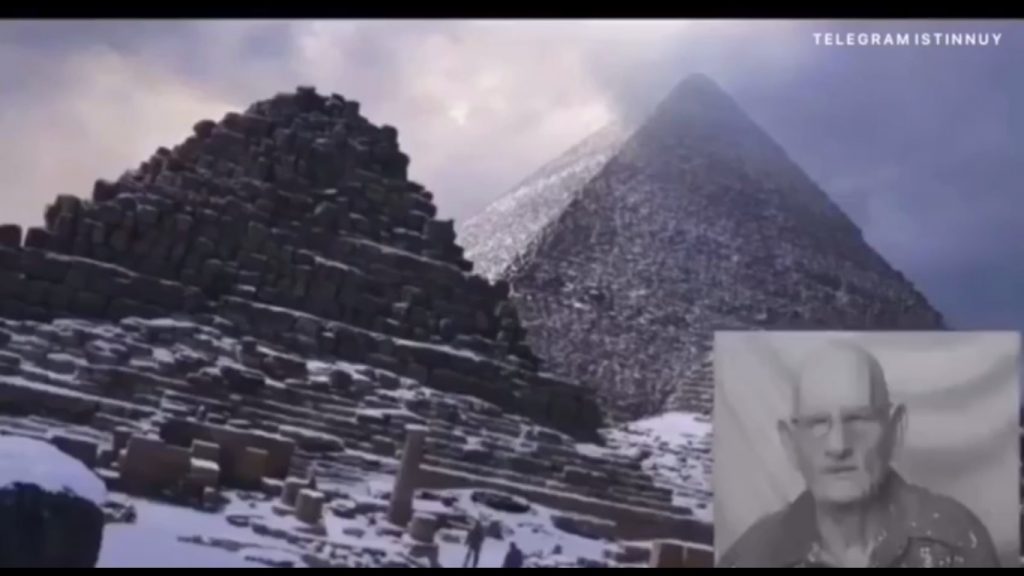 A professor talks about the ice wall, the pyramids, and soldiers who passed through the portal
