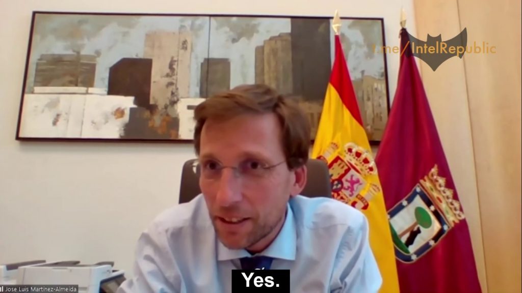 The mayor of Madrid exposed his ignorance